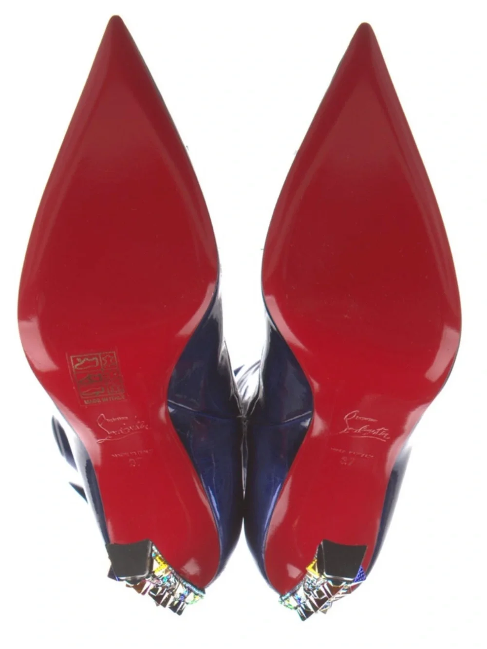 Christian Louboutin Cosmic Alta Boots 100 Over-the-Knee Strass RETAIL 3995
